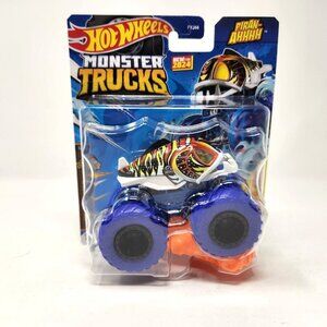 2024 Hot Wheels Monster Trucks   Piran-Ahhhh 1:64 Stripes Earned 3/4 (aa)